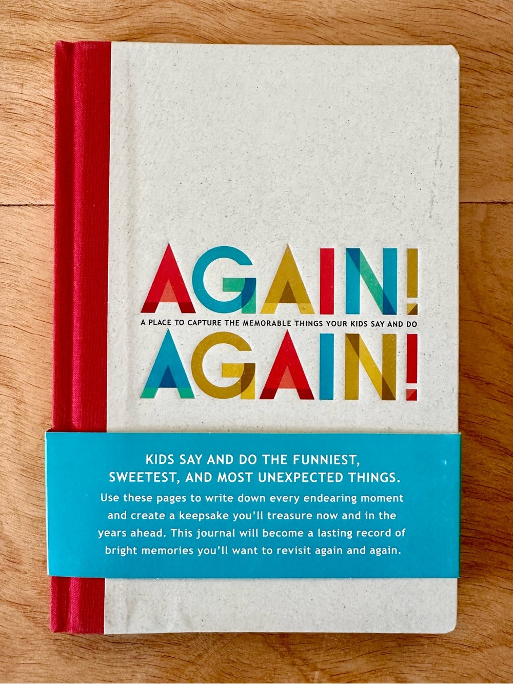 Compendium Again! Again! Kids Memory Keepsake Journal New With Tag